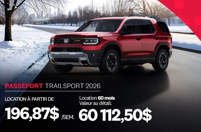 Bannière de Promotion Passport Trailsport 2026